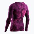 Thermal sweatshirt X-Bionic Energy Accumulator Wild LS tiedye x black/fluo pink 2