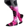 Ski socks X-Socks Ski Expert Wild Otc x black/fluo pink 4