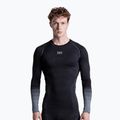 Men's thermal sweatshirt X-Bionic Invent Graphics LS x black/dark grey