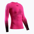 Women's thermal sweatshirt X-Bionic Invent Graphics LS fluo pink/x white 11