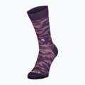 Socks SCOTT Trail Camo Crew dark purple/white
