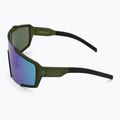 SCOTT Shield kaki green/green chrome sunglasses 4