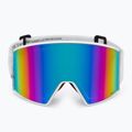 SCOTT React mineral white/enhancer teal chrome/amp pro green ski goggles 3