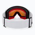 SCOTT React mineral white/enhancer teal chrome/amp pro green ski goggles 4