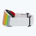 SCOTT React mineral white/enhancer teal chrome/amp pro green ski goggles 5