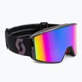 SCOTT React black/aurora green/enhancer teal chrome/pro green ski goggles 2