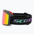SCOTT React black/aurora green/enhancer teal chrome/pro green ski goggles 5