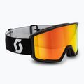 Ski goggles SCOTT Factor Pro LS mineral black/white amp ls red chrome