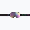 SCOTT Shield black/aurora green/enhancer teal chrome ski goggles 2