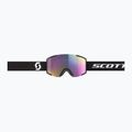 SCOTT Shield mineral black/white/enhancer teal chrome ski goggles 2