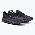Men's On Cloudsurfer Trail Waterproof black/eclipse running shoes 8