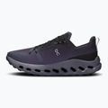 Men's On Cloudsurfer Trail Waterproof black/eclipse running shoes 10