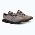 Men's On Cloud X 4 fog/black running shoes 8