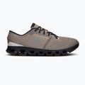 Men's On Cloud X 4 fog/black running shoes 9