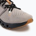 Men's On Cloud X 4 fog/black running shoes 7