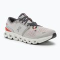 Men's On Cloud X 4 silver/flame running shoes