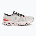Women's running shoes On Cloud X 4 silver/flame 2