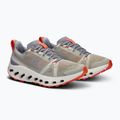 Women's On Running Cloudsurfer Trail running shoes fossil/ivory 3