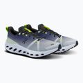 Men's On Cloudsurfer Trail Waterproof black/heather running shoes 8