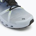 Men's On Cloudsurfer Trail Waterproof black/heather running shoes 7