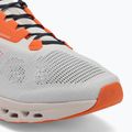 Men's On Running Cloudstratus 3 white/sand running shoes 7