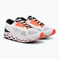 Women's On Cloudstratus 3 white/sand running shoes 8