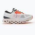 Women's On Cloudstratus 3 white/sand running shoes 2