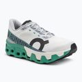 Men's On Cloudmonster Hyper white/mint running shoes