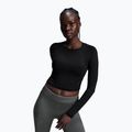 Women's running top On Movement Long-T Crop black 4