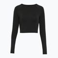 Women's running top On Movement Long-T Crop black 7