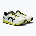 Men's On Running Cloudflow 5 white/lime running shoes 3