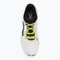 Men's On Cloudflow 5 white/lime running shoes 5