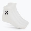 Socks On Running Logo Sock Mid 3 pairs white