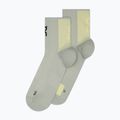 On Performance Run Mid socks tin/lemonade