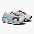 Women's running shoes On Cloudboom Max white/celeste 3