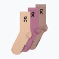 Socks On Logo High 3 pack sherbet/rhodonite
