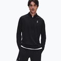 Men's running sweatshirt On Core 1/4 Zip black