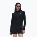 Women's running sweatshirt On Core 1/4 Zip black