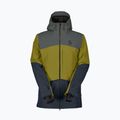 Men's ski jacket SCOTT Ultimate Dryo Ripstop shadow grey/meadow green