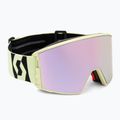 SCOTT React AMP Pro acid yellow/amp pro lavender chrome/amp pro green ski goggles 2