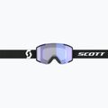 Ski goggles SCOTT Shield mineral black/white/amp iluminator blue chrome 2