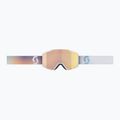 SCOTT Shield white/soft pink/enhancer rose chrome ski goggles 2