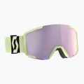 SCOTT Shield AMP Pro acid yellow/amp pro lavender chrome ski goggles
