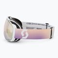 SCOTT Faze II LS ski goggles white/soft pink/light sensitive bronze chrome 4