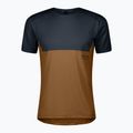 Men's running top SCOTT Endurance Tech dark blue/bread brown