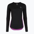 Women's running longsleeve SCOTT Endurance Tech black/liquid purple