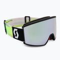 Ski goggles SCOTT Ambit black/neon yellow/amp white chrome