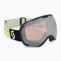 Ski goggles SCOTT Faze II black/neon yellow/amp silver chrome