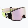 Ski goggles SCOTT React black/neon yellow/amp lavender chrome 2