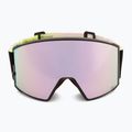 Ski goggles SCOTT React black/neon yellow/amp lavender chrome 3